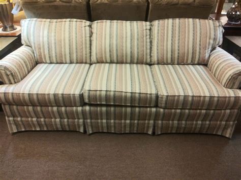 Clayton Marcus Striped Sofa Delmarva Furniture Consignment