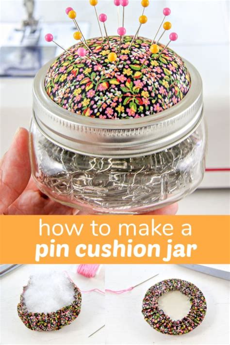 How To Make A Pin Cushion Jar Make And Takes In 2020 Pin Cushions