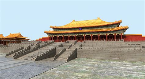 Ancient Chinese Palace 3d Model Turbosquid 1278009