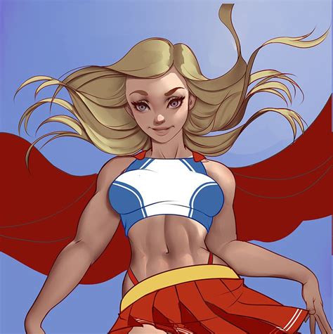 Artstation Supergirl Cheerleader Didi Esmeralda