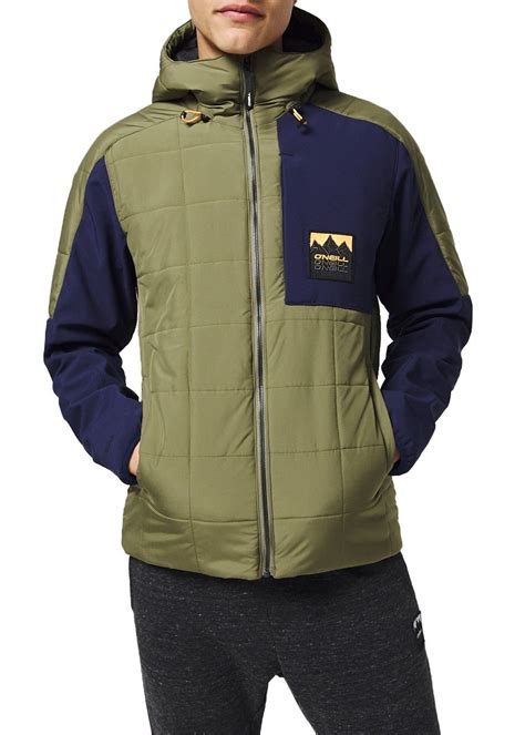 Oneill Maneuver Quilt Mix Jacket Green