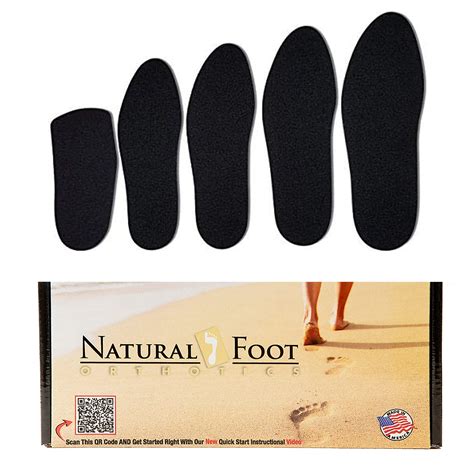 Buy Natural Foot Orthotic Cushions 1 Pair Natural Sponge Rubber