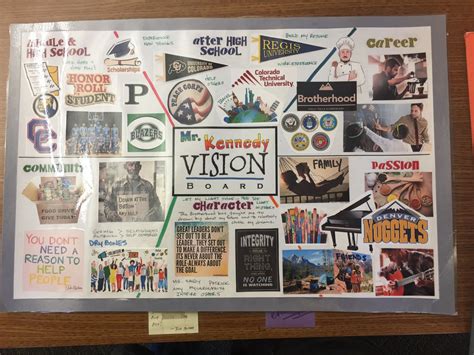 Vision Boards Holly Hills 5th Grade