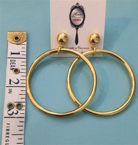 Sharon Tate Gold Hoop Earrings Marilyn Monroe Vintage Jewelry Etsy