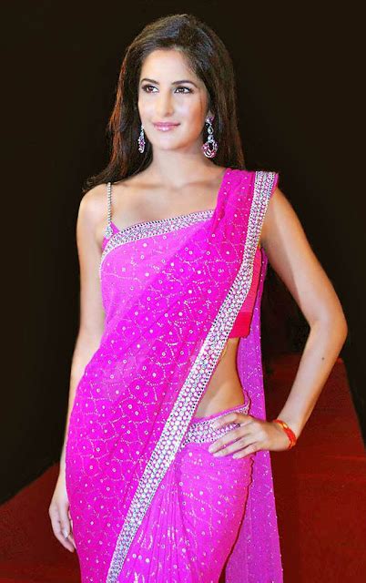 Katrina Kaif In Pink Saree