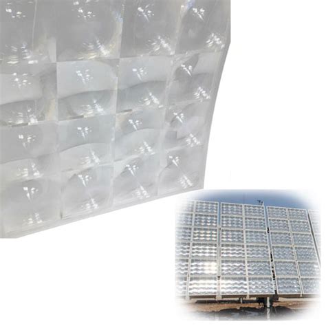 4 Array Fresnel Solar Concentrator Optical Acrylic Lens