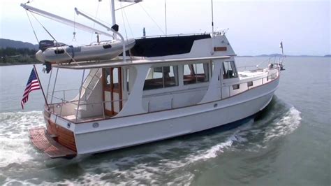 1998 Grand Banks 42 Europa Trawler Yacht Cruising Bellingham Bay Youtube
