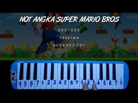Not Pianika Super Mario Bros Theme Song Youtube