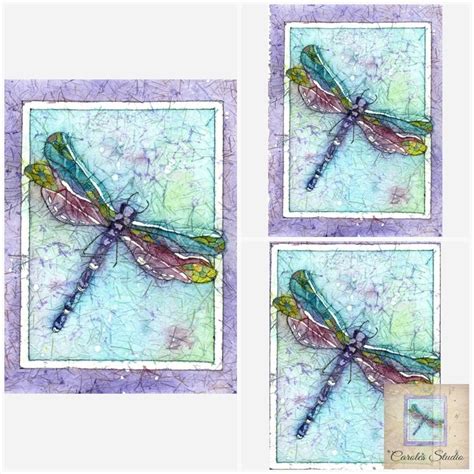 Dragonfly Art Dragonfly Painting Whimsical Art Dragonfly Etsy