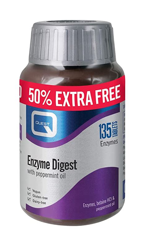 Quest Enzyme Digest Digestive Aid Tablets 3 X 135 Tablets Uk