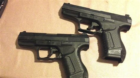 Walther P99 9mm Vs 40sandw Youtube