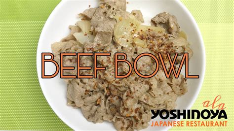 Bigfer servings pls since its a take out and no expenses for dine in. RESEP BEEF BOWL YOSHINOYA - TANPA MIRIN TANPA DASHI STOCK - YouTube