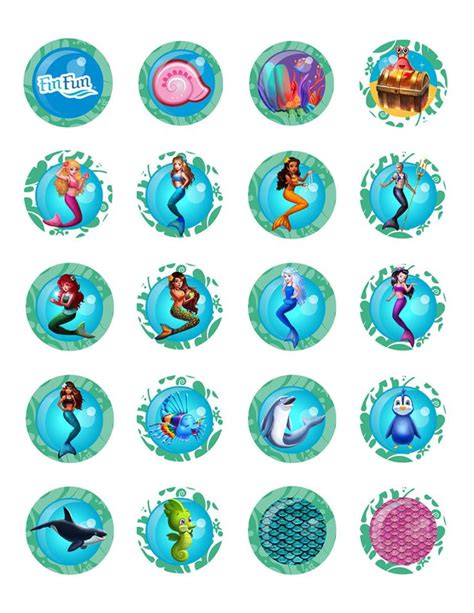 FREE Mermaid Princess Party Printables | Party printables, Princess party printables, Fin fun ...