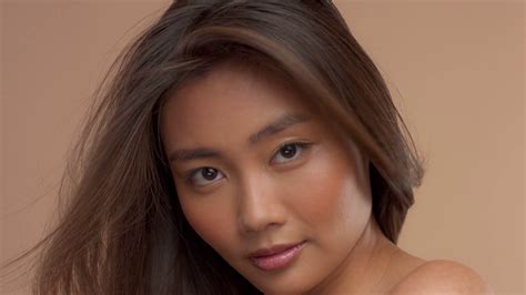 Asian Thai Model Smiling Hera Hair Blowing Stock Footage Sbv 329703035