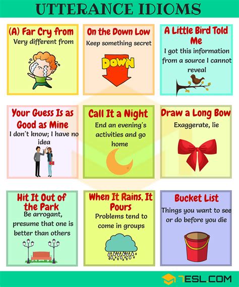 Common Short Sayings And Idioms In English Esl Idioms English The