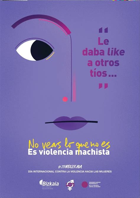 divulgación de la campaña del 25n contra la violencia de género bizkaidendak