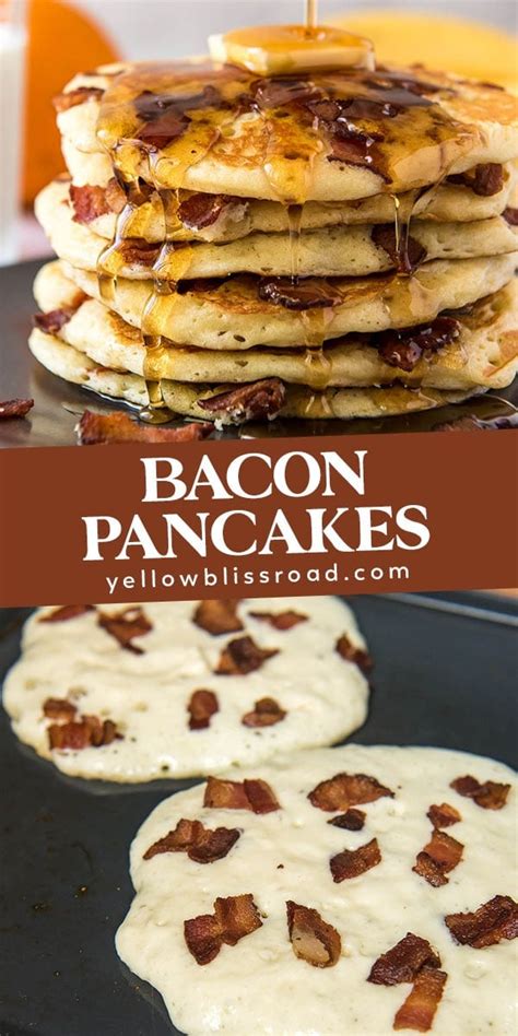 Best Bacon Pancakes Recipe YellowBlissRoad