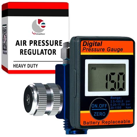 Buy Le Lematec Air Compressor Regulator Valve With Digital Pressure