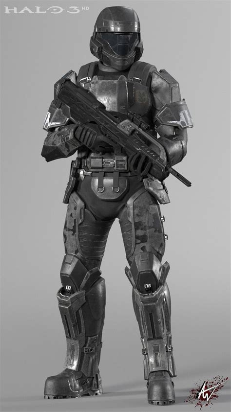 Artstation Halo 3 Odst Hd Abimael Salazar Halo Armor Halo Spartan Armor Halo Cosplay