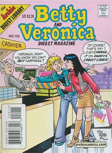 Betty And Veronica Digest Magazine 152 A Jan 2005 Comic Book By Archie