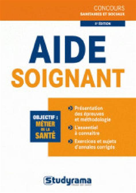 Aide Soignant Livre Concours Entrée Ecole As Caroline Binet Philippe