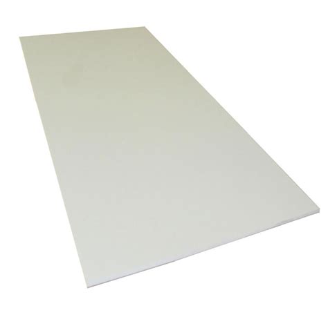 Plaque PVC expansé mm blanc lisse L x cm Leroy Merlin