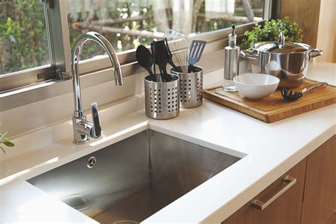 Vermont soapstone sells the following standard soapstone sinks. Kitchen-White-Benchtop-With-Undermount-Sink | Cheapest ...