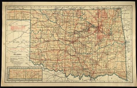 Detailed Oklahoma Road Map
