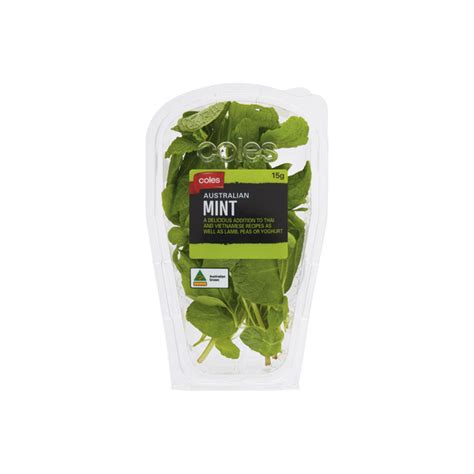 Buy Coles Herb Punnets Mint 15g Coles