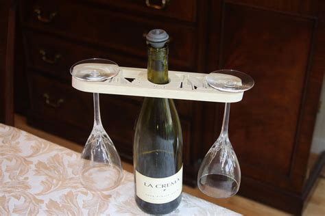 Customized Wine Bottle And Glass Holders By Jfk4032