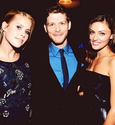 Claire Holt Joseph Morgan And Phoebe Tonkin → Cw Upfronts 2013 The