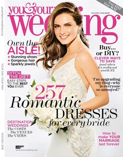 You And Your Wedding Magazine November And December 2018 Subscriptions