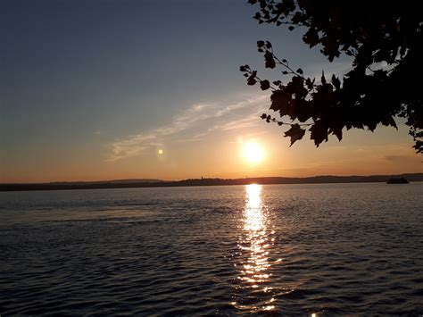 Romantische Abendstimmung Am See Foto And Bild Landschaft Bach Fluss And See See Teich