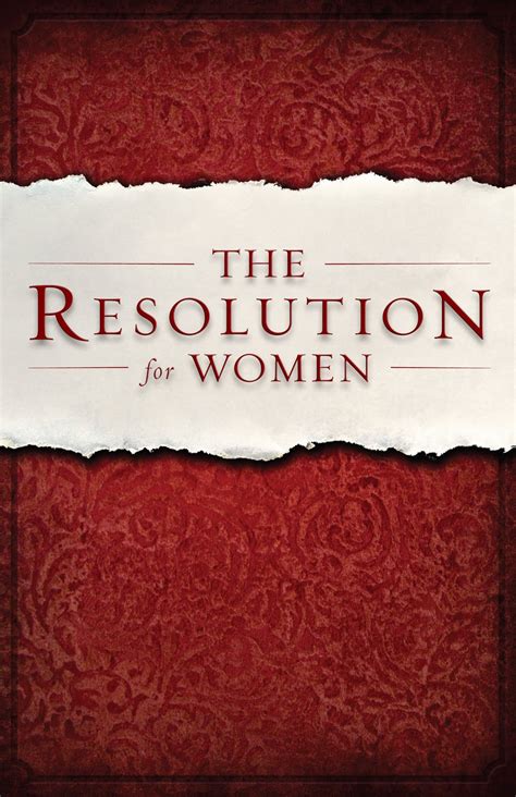 The Resolution for Women | Going Beyond Ministries
