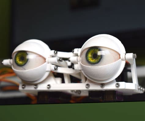 DIY Compact 3D Printed Animatronic Eye Mechanism : 4 Steps (with