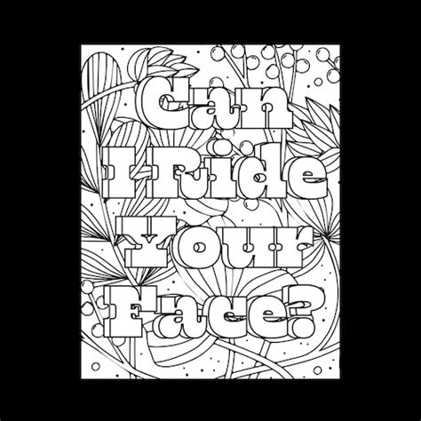 Adult Nsfw Naughty Printable Colouring Pages Etsy Canada