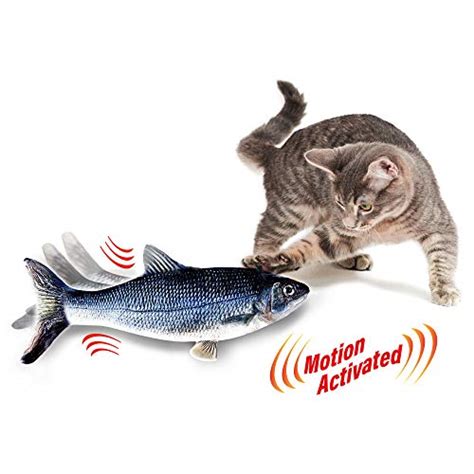 Ontel Flippity Fish Interactive Cat Toy With Catnip And Fishing Pole