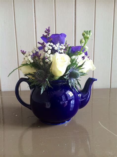 The Iris Teapot Floral Arrangements Diy Floral Arrangements Floral