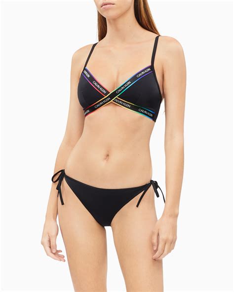 Pride Bralette Bikini Top Swim Calvin Klein
