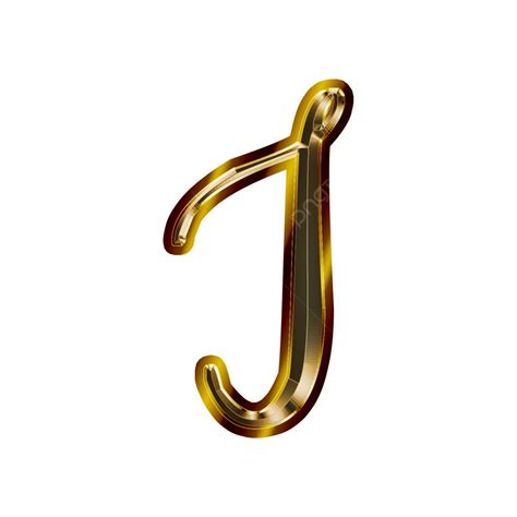 J Alphabet Clipart Transparent PNG Hd Shiny Golden Alphabet Letter J
