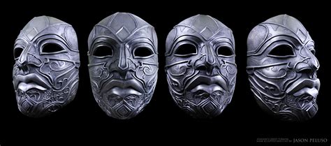 Assassins Creed Turkish Mask Nickel Version By Jay Michael Lee On