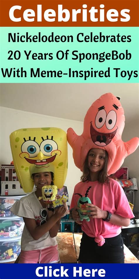 Nickelodeon Celebrates 20 Years Of Spongebob With Meme Inspired Toys