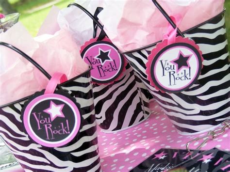 Items Similar To Rock Star Party Printable Favor Tags On Etsy