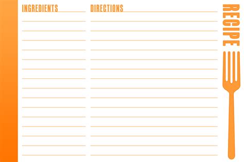 Check spelling or type a new query. 9 Best Images of Blank Printable Recipe Cards - Blank ...