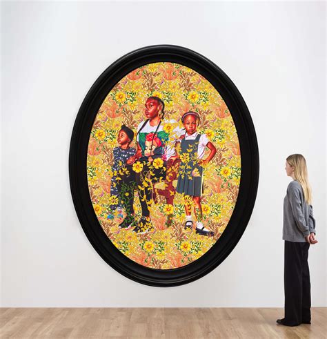 kehinde wiley portrait of asia imani gabriella esnae and kaya palmer 2020 stephen friedman