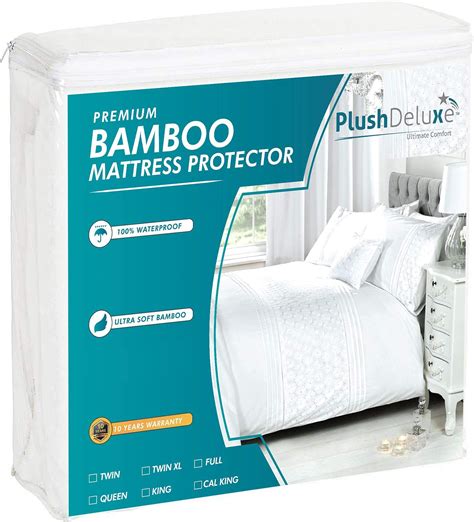Cosy House Collection Luxury Mattress Protector Blend Of Rayon Derived From Bamboo