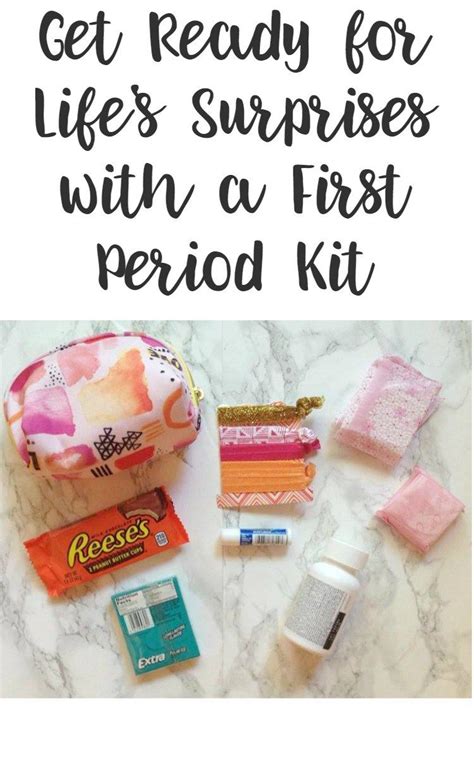 get ready for life s surprises with a first period kit first period kits period kit period