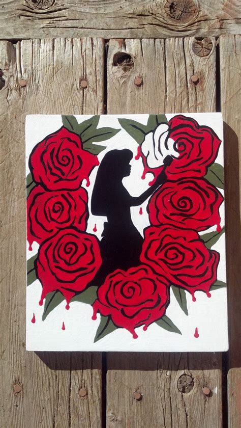Alice Painting The Roses Red Painting Alice In Wonderland Art Hand