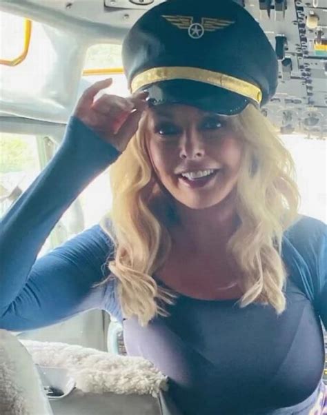 Carol Vorderman 61 Shows Off Ageless Curves As She Becomes Sexy Pilot Daily Star