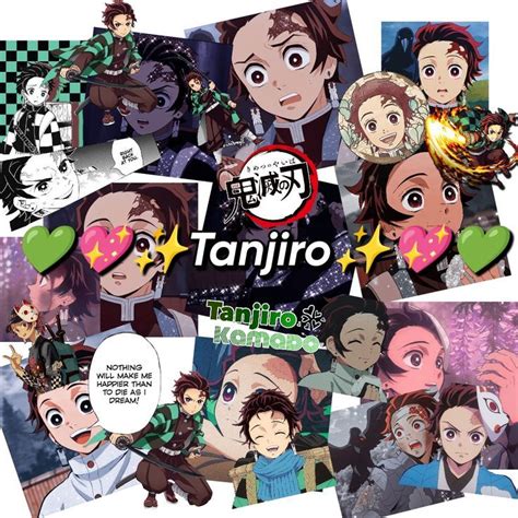 Tanjiro Kamado Collage Collage Anime Slayer